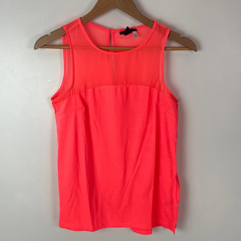 ✨3/$25✨ H&M Neon Pink Tank Top - S - Picture 1 of 7